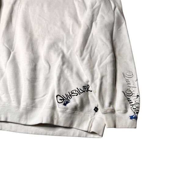 Vintage 90s Quiksilver Surf Hoodie Large - Picture 7 of 7